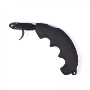 Elong външен 42RA03 черен цвят на освобождаване на палеца за освобождаване на стрелба с лък стрелба с помощта на помощни помощни средства